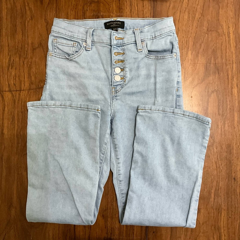 Banana Republic Light Blue High Rise Jeans